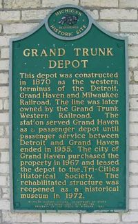 GTW Depot Historical Marker